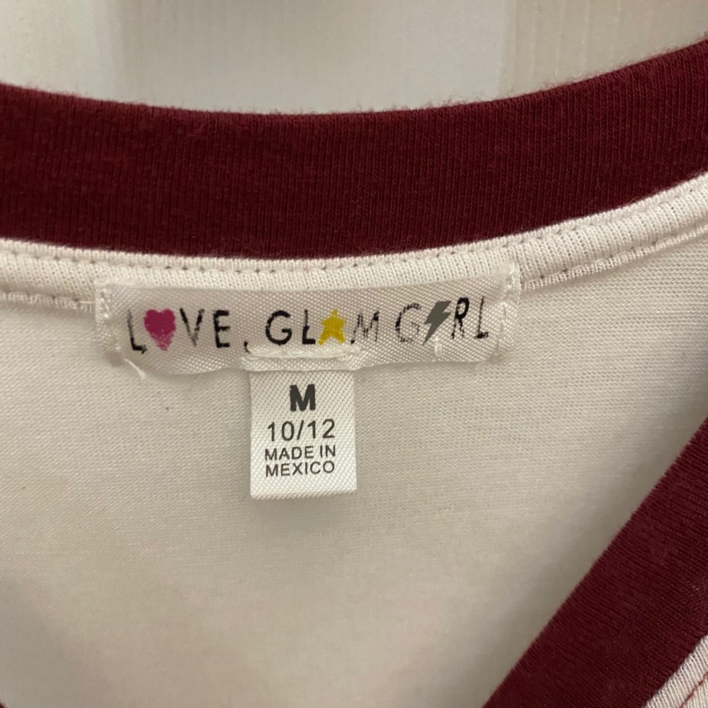 Love Glam Girl Graphic Tee Love Wins Size M 10/12 - Picture 5 of 7